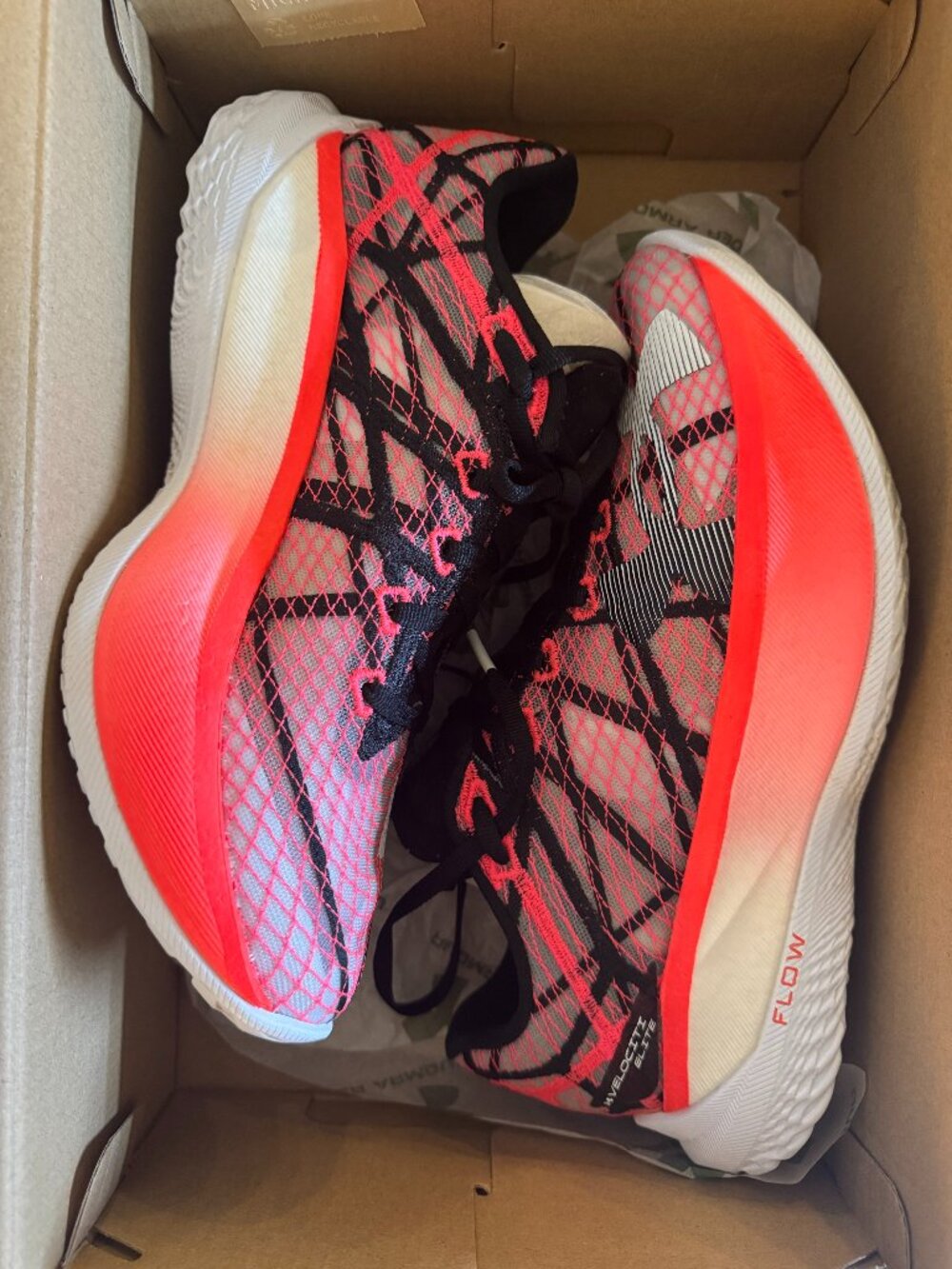 Under Armour Velocit Elite 2 Carbon Plated shoes, size 9 W